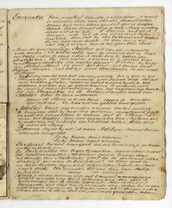 135575 Afbeelding van een pagina met commentaar op de opera Euryanthe van Carl Maria von Weber, op 25 maart 1861 in de ...